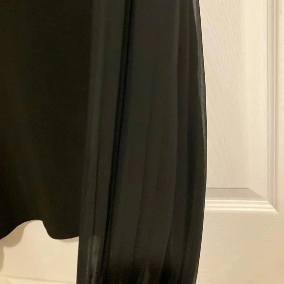 Cato Women’s Long-sleeve Black pleated Blouse Top Plus Sz. 26/28W - Picture 5 of 8